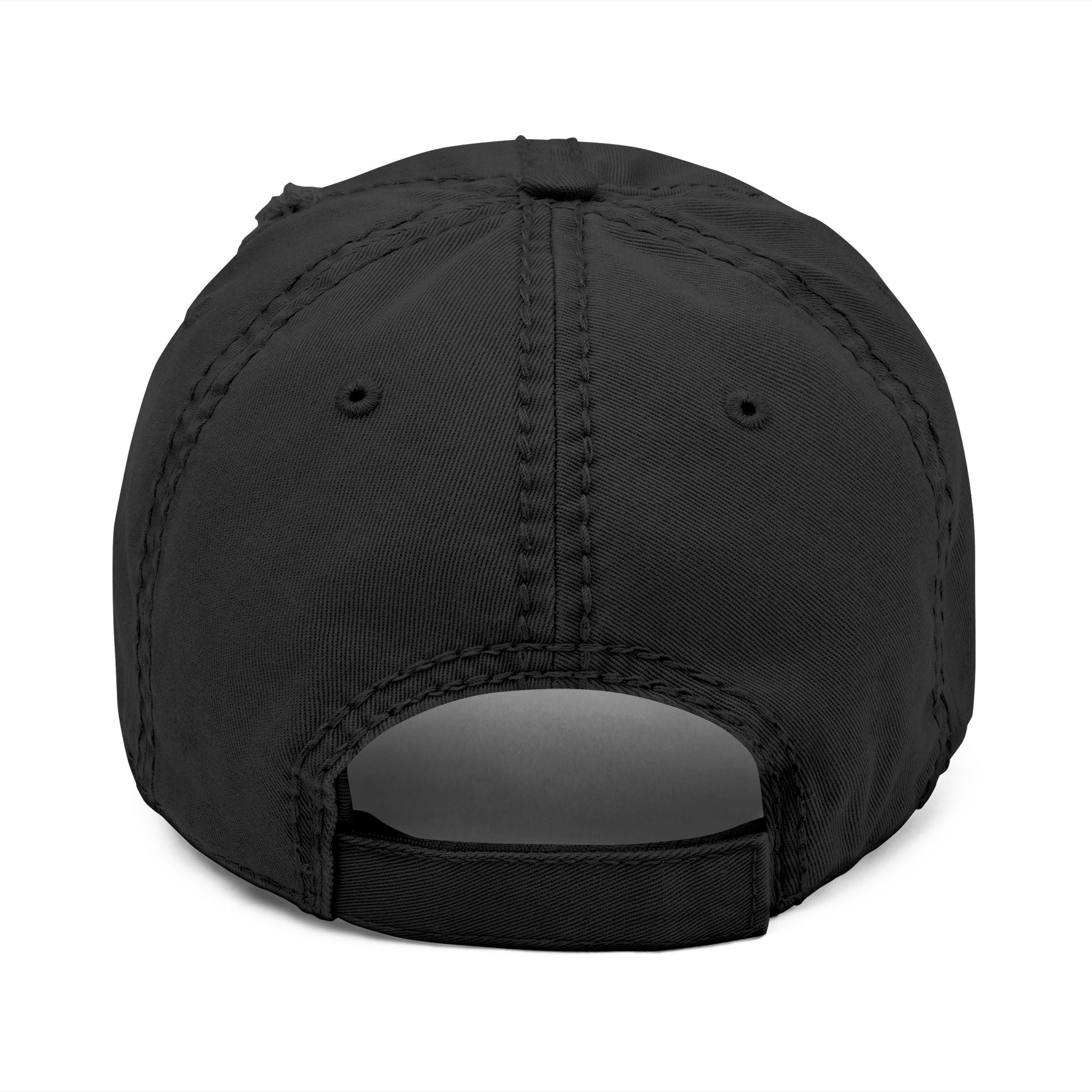 Distressed Dad Hat — "Wild Roots" Embroidered Baseball Cap