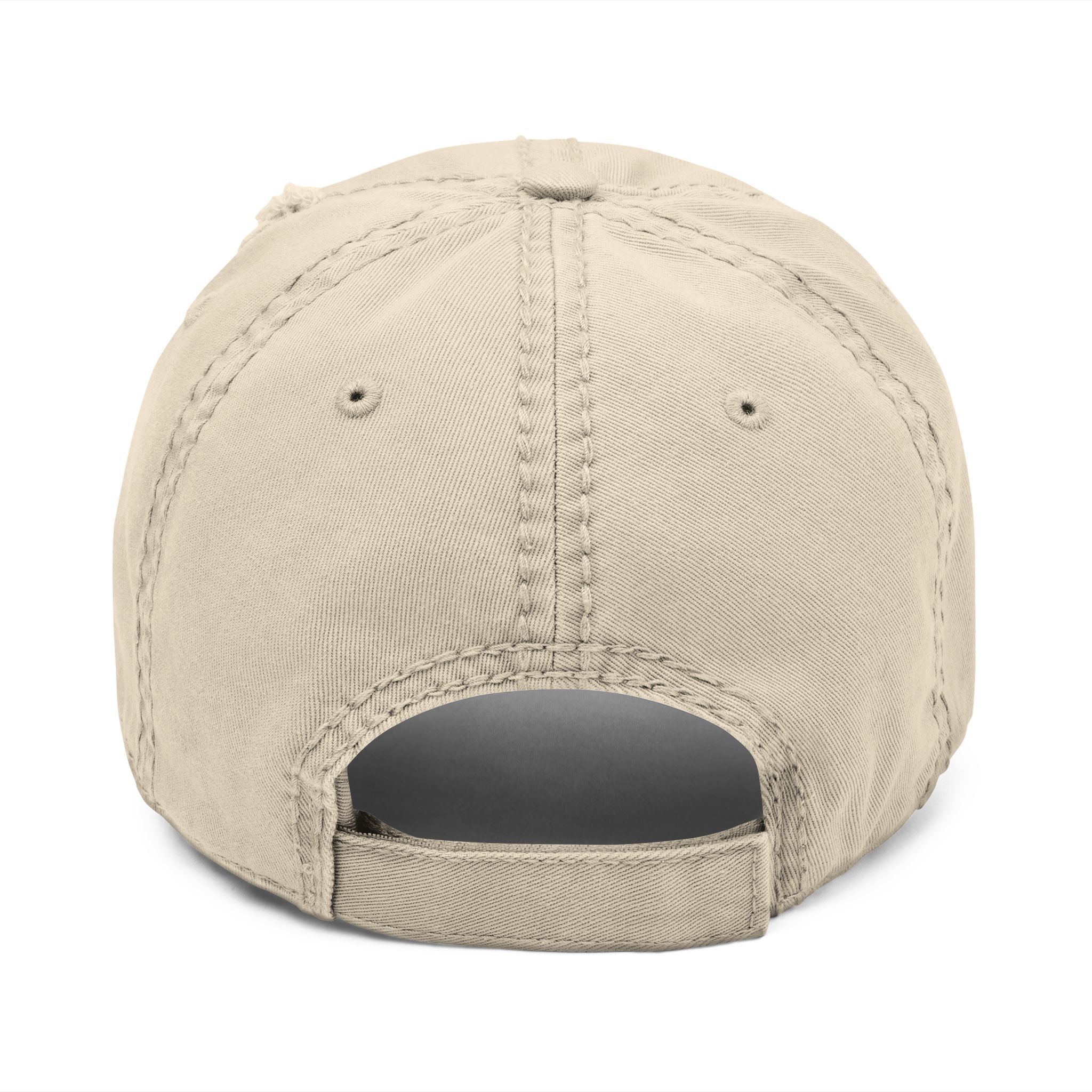 Distressed Dad Hat — "Wild Roots" Embroidered Baseball Cap