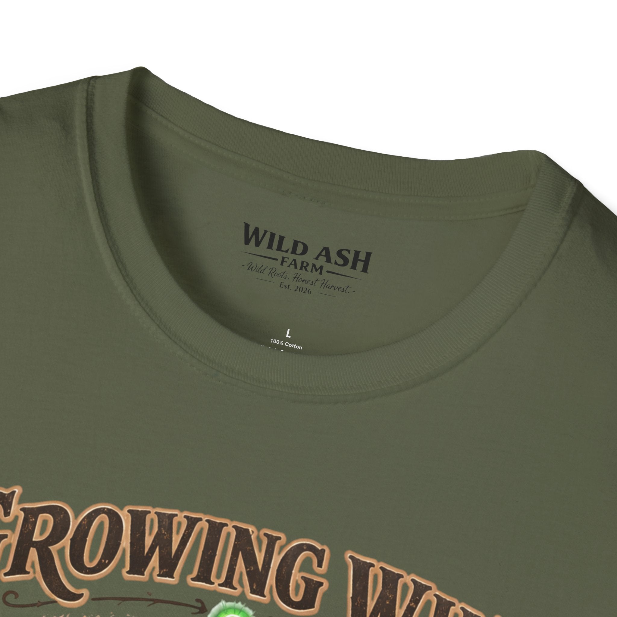 Growing Wild Country Raised T-Shirt — Western Cowgirl Boots & Cow Print Graphic