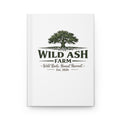 Hardcover Journal — Wild Ash Farm Rustic Tree Logo ("Wild Roots, Honest Harvest")
