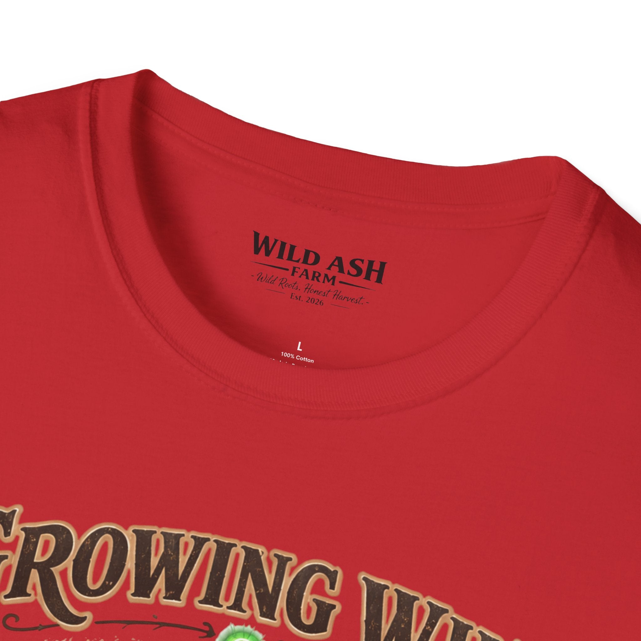 Growing Wild Country Raised T-Shirt — Western Cowgirl Boots & Cow Print Graphic