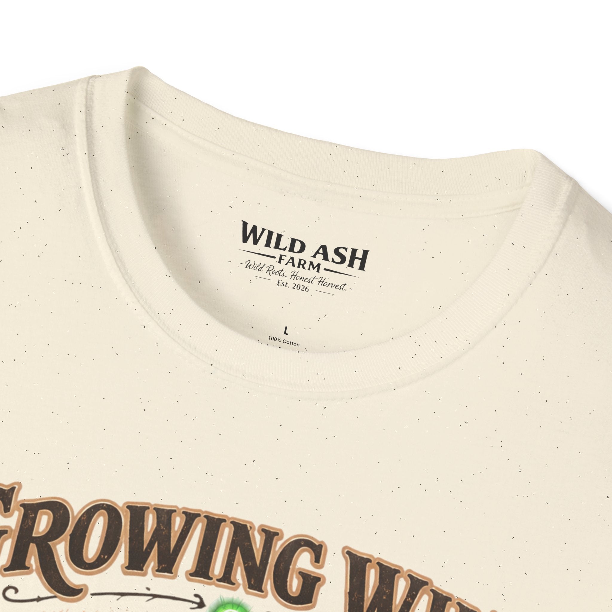 Growing Wild Country Raised T-Shirt — Western Cowgirl Boots & Cow Print Graphic