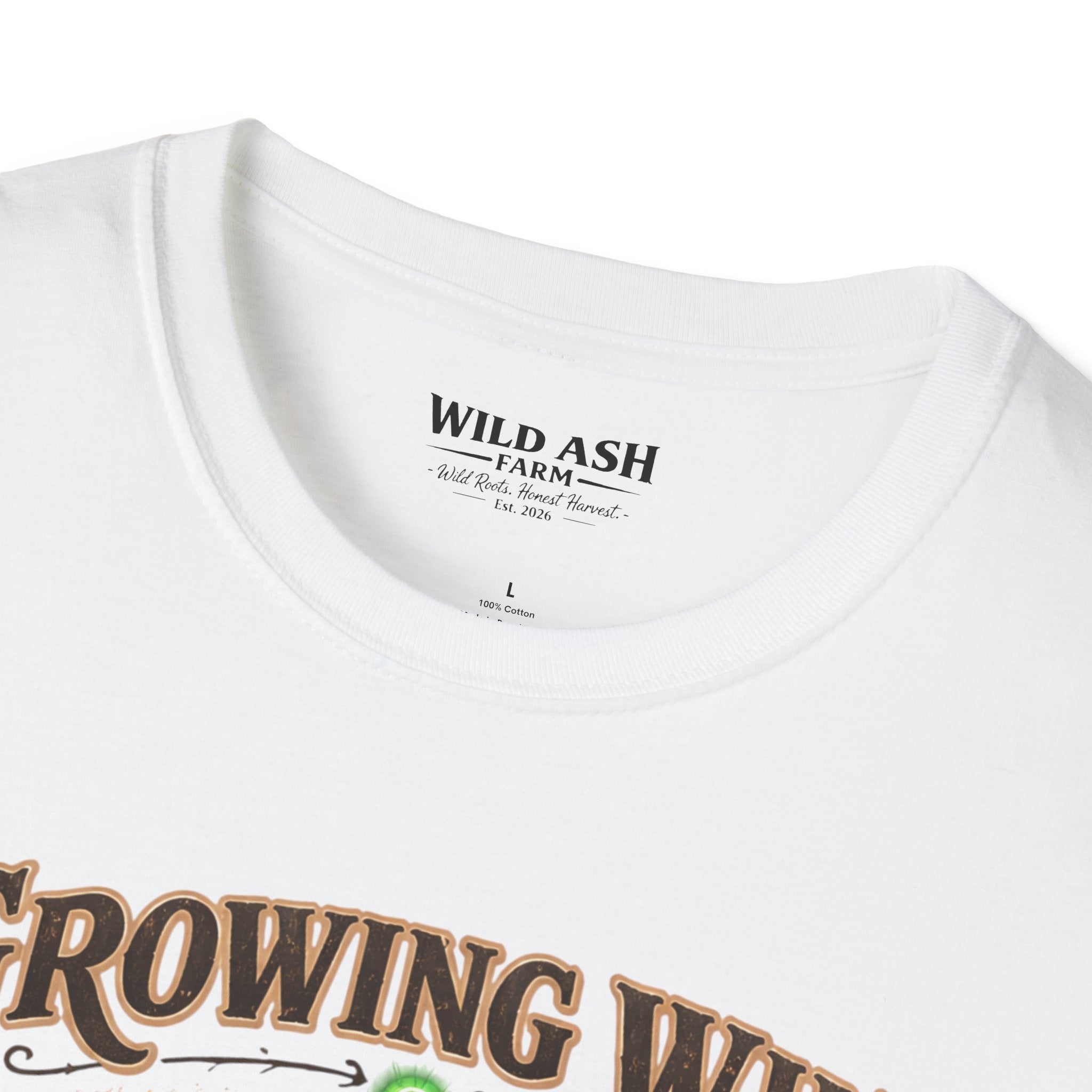 Growing Wild Country Raised T-Shirt — Western Cowgirl Boots & Cow Print Graphic